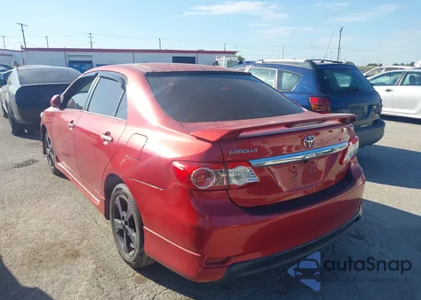 2011 Toyota Corolla S из США, поврежденный, VIN 2T1BU4EE3BC709216